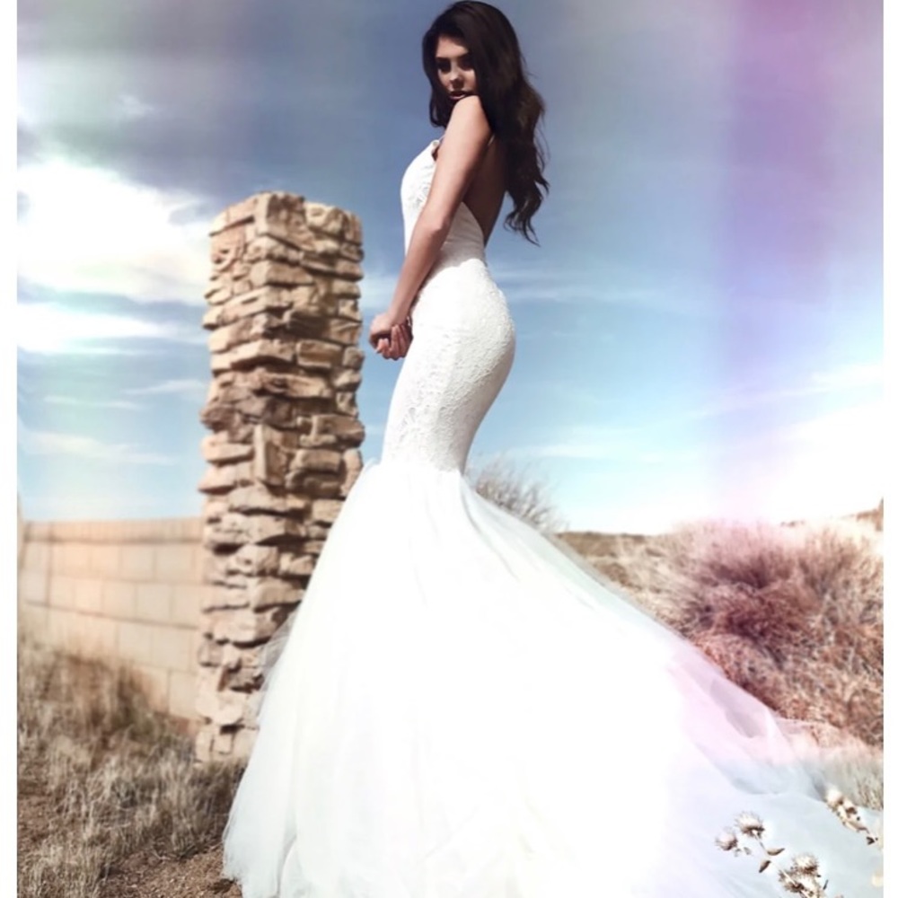 Lauren Elaine Wedding Gown- altered size 2